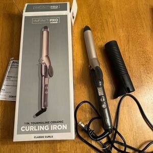 Conair InfinitiPro Curling Iron - Black and Silver